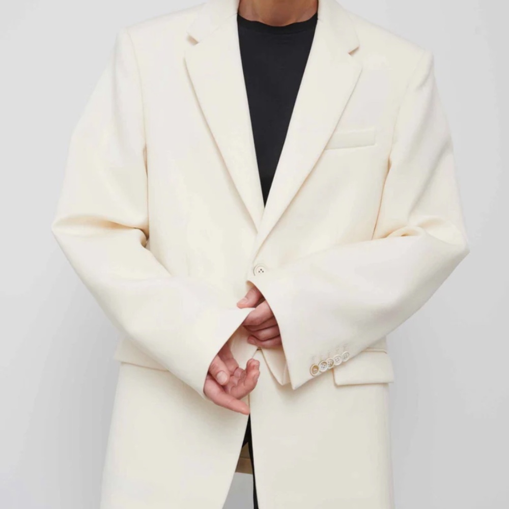 Wardrobe.NYC Single Breasted Oversized Blazer